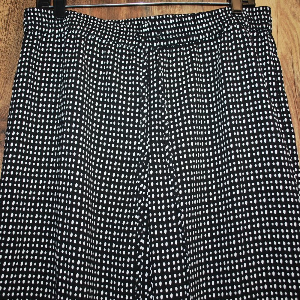 Loft Dress Pants Black/White NWT Medium